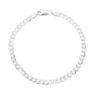 .925 Sterling Silver 4mm Italian Miami Cuban Curb Link Bracelet product image