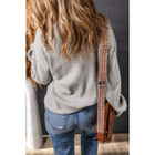 Women's Brielle Turtleneck Drop Shoulder Bubble Sleeve Knit Sweater product image