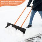 Costway 30" Heavy-Duty Wheeled Snow Shovel product image