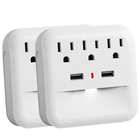 iCover® Multi-Plug Wall Outlet with LED Night Light Sensor (1- or 2-Pack) product image