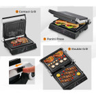 Electric Panini Press Grill with Non-Stick Coated Plates with 3-in-1 Functionality product image