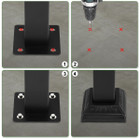 Outdoor 2- or 3-Step Wrought Iron Handrail product image