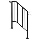 Outdoor 2- or 3-Step Wrought Iron Handrail product image