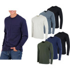 Men's Cotton Long Sleeve T-Shirt with Chest Pocket (3-Pack) product image