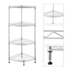 4-Tier Metal Wire Adjustable Storage Rack product image