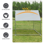 Large Walk-in Chicken Coop with Roof Cover product image