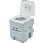 Goplus 5.3 Gallon 20L Outdoor Portable Toilet with Level Indicator product image