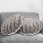 Cheer Collection® 18-Inch Ultra Soft Round Throw Pillows (Set of 2) product image