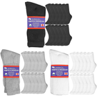 Cotton Non-Binding Diabetic & Circulatory Crew Socks (12-Pair) product image