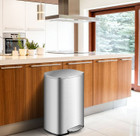 Stainless Steel 13.2 Gallon Airtight Soft Close Trash Can product image