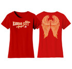 Women's Football Angel T-Shirt product image