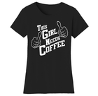 Women’s Coffee Themed Funny T-Shirts product image