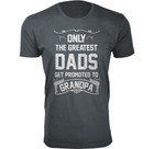 Men's ‘Only The Greatest Dads Get Promoted’ T-shirts product image
