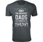 Men's ‘Only The Greatest Dads Get Promoted’ T-shirts product image