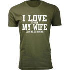 Men's ‘I Love It When My Wife Let's Me Go Hunting’ T-shirt product image