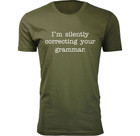 Men’s "I Am Silently Correcting Your Grammar" T-Shirt product image