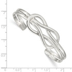 Sterling Silver Knot Design Cuff Bangle product image