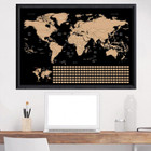 Scratch-off Travel Destination Tracker World Map Poster product image