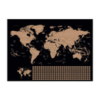 Scratch-off Travel Destination Tracker World Map Poster product image