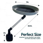 Zone Tech Car Cup Holder Swivel Tray And Storage Bin product image