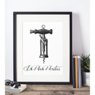 Vintage Wine Opener Prints (Set of 4) product image