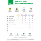 H&R Block Tax Software Deluxe Federal + State 2023 (PC/Mac Download) product image