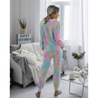 Women's Comfy Round Neck Tie-Dye Top & Pants Set product image