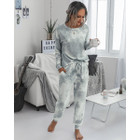 Women's Comfy Round Neck Tie-Dye Top & Pants Set product image