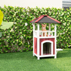 2-Story Wooden Outdoor Cat House product image