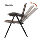 Adjustable Folding Sling Chairs with Armrests product image
