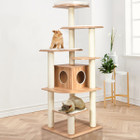 Costway 69" Modern Cat Tower with Removable Platforms product image