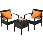 Costway 3-Piece Rattan Patio Furniture Set  product image