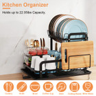 NewHome™ 2-Tier Dish Drying Rack with Drainboard  product image