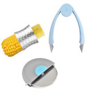 Pizza Cutter Wheel, Stem Remover, & Corn Peeler Set product image