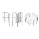 Decorative Garden Fence Iron Folding Panel Border (Set of 10) product image