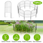 Decorative Garden Fence Iron Folding Panel Border (Set of 10) product image