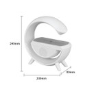 Bluetooth LED Wireless Charging Speaker with FM Radio product image