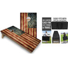 American Flag Distressed Cornhole Board Set product image
