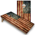 American Flag Distressed Cornhole Board Set product image