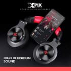 XPIX Pro DJ Closed Back Over Ear Stereo Monitor Headphones product image