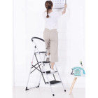 Neat-Living Folding 4-Step Iron Step Ladder with Anti-Slip Pedal product image