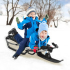 Snow Racer Sled with Textured Grip Handles & Mesh Seat product image