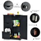 Costway Floor Cabinet with 3 Drawers product image