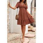 Women's Swiss Dots Bell Sleeves Dress product image