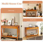 Console Table with Drawer Storage Shelf for Entryway Hallway product image