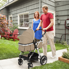 Folding Aluminum Baby Stroller Pram with Diaper Bag by Babyjoy™ product image