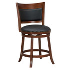 Wide Cushioned Counter Height Swivel Bar Stools (2-Pack) product image