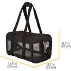 Small Soft-Sided Mesh Pet Travel Carrier by Amazon Basics® product image