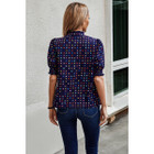 Women's Whimsy Polka Dot Puff Sleeve Blouse product image