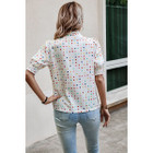Women's Whimsy Polka Dot Puff Sleeve Blouse product image